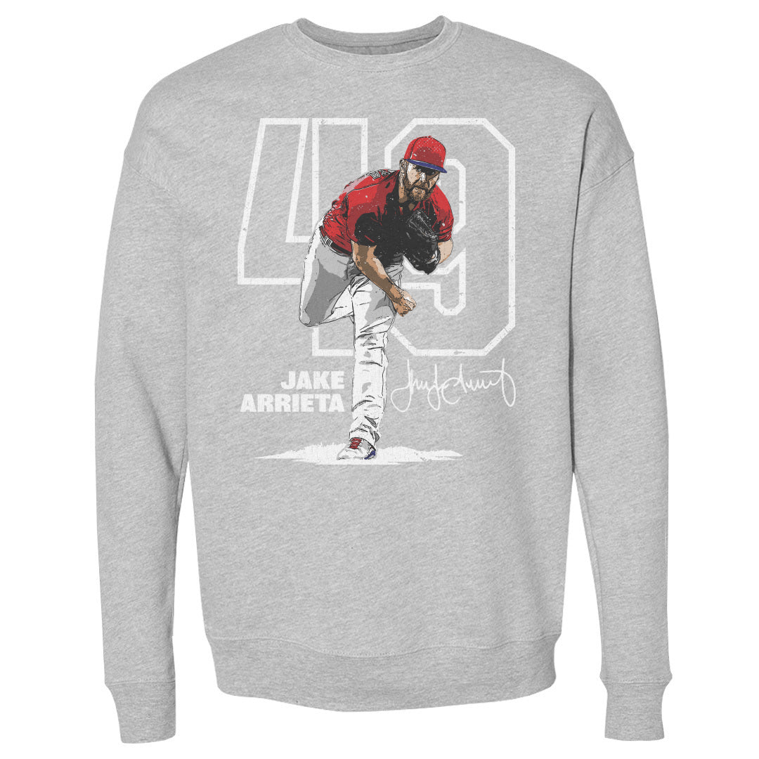 Jake Arrieta Men's Crewneck Sweatshirt | 500 LEVEL