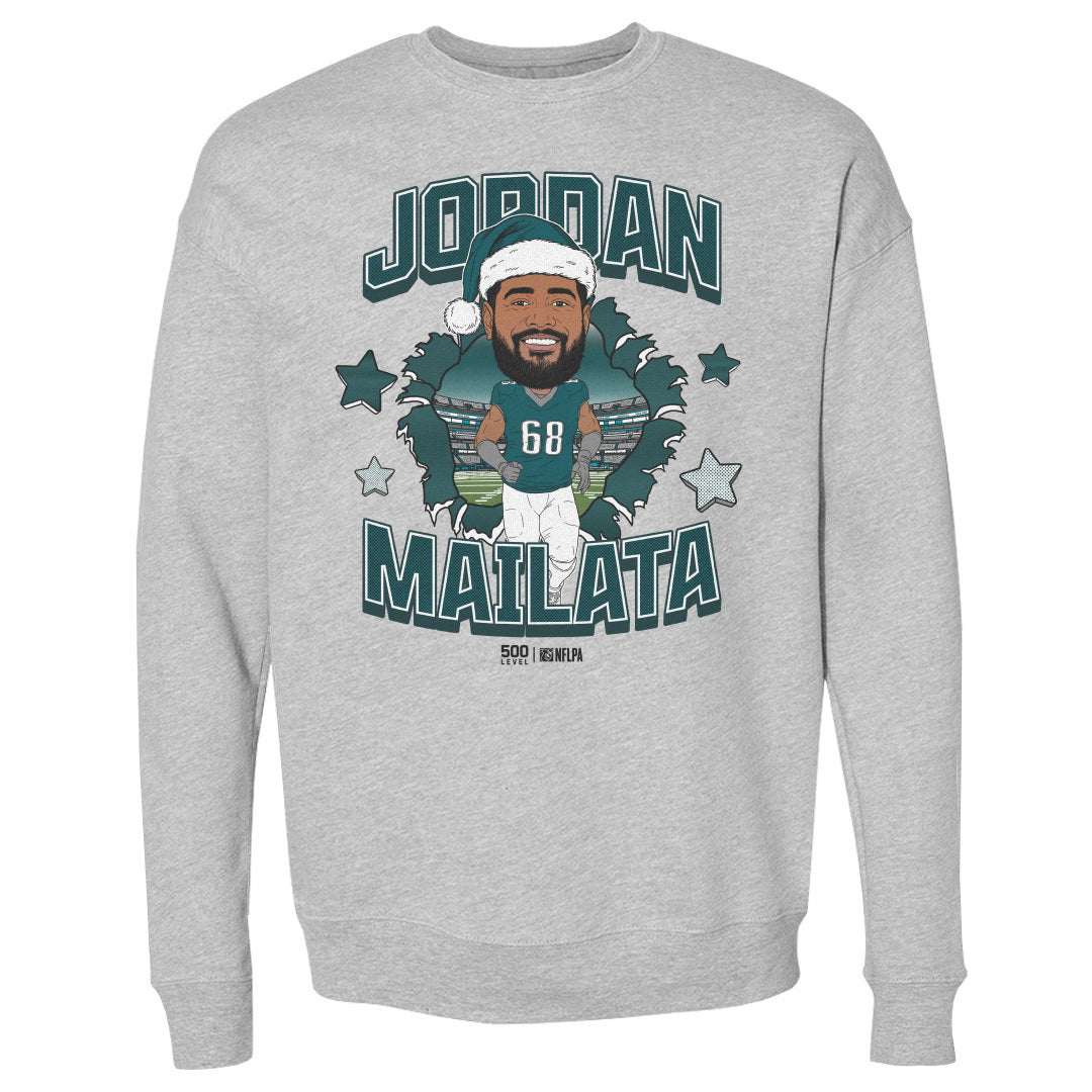 Jordan Mailata Men's Crewneck Sweatshirt | 500 LEVEL