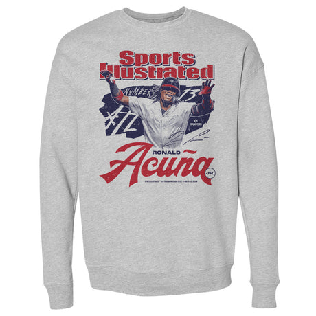 Ronald Acuna Jr. Men's Crewneck Sweatshirt | 500 LEVEL