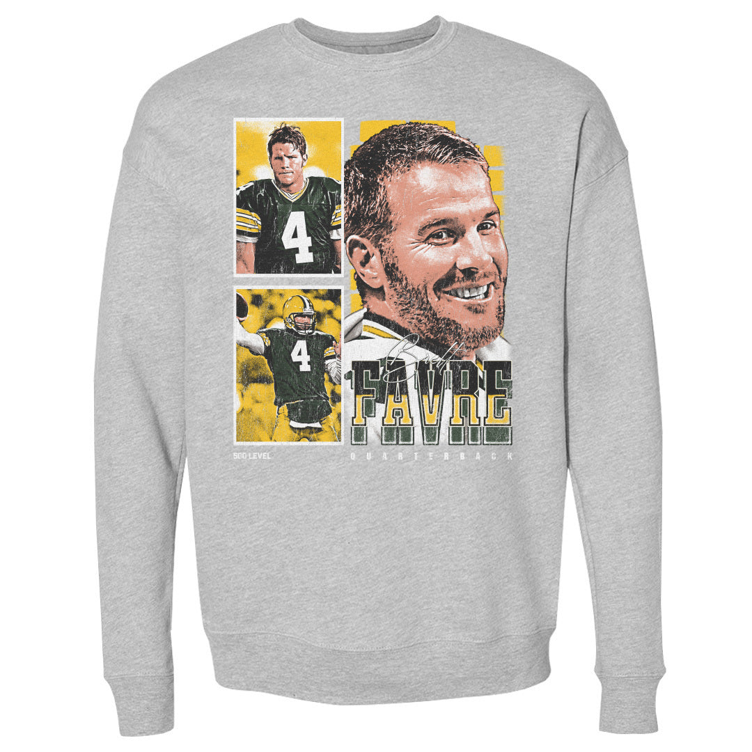 Brett Favre Men's Crewneck Sweatshirt | 500 LEVEL