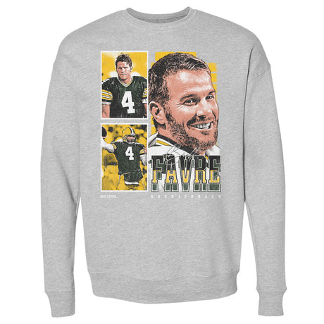Brett Favre Men's Crewneck Sweatshirt | 500 LEVEL