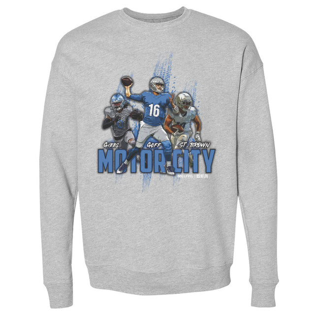 Detroit Men's Crewneck Sweatshirt | 500 LEVEL