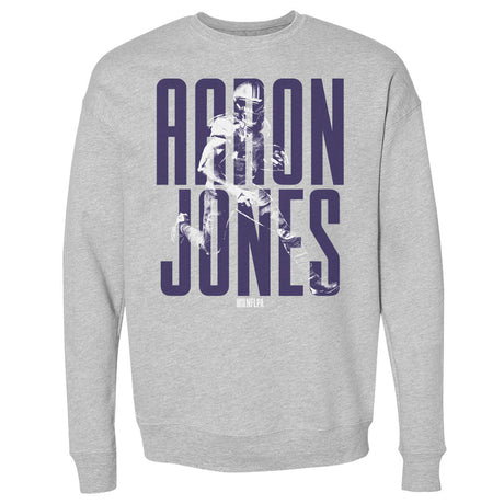 Aaron Jones Men's Crewneck Sweatshirt | 500 LEVEL