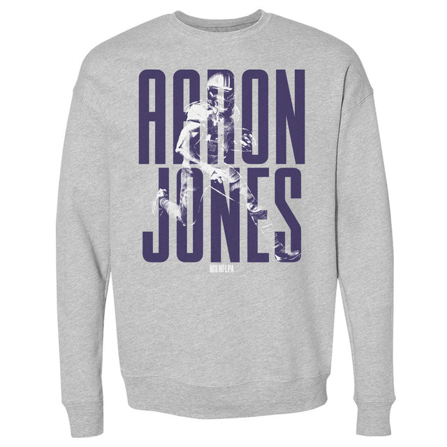 Aaron Jones Men's Crewneck Sweatshirt | 500 LEVEL