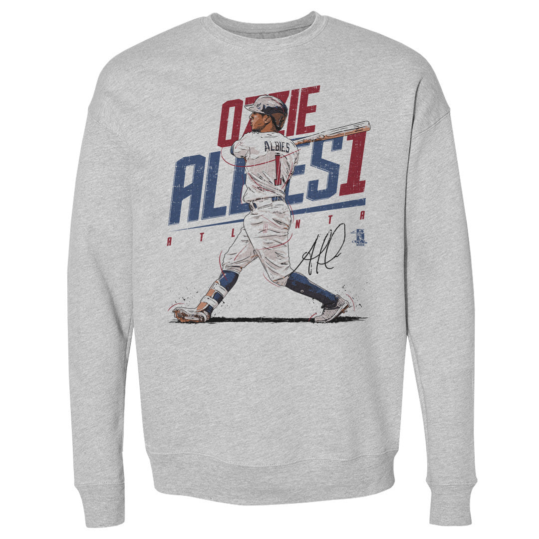 Ozzie Albies Men's Crewneck Sweatshirt | 500 LEVEL