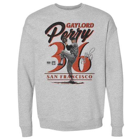 Gaylord Perry Men's Crewneck Sweatshirt | 500 LEVEL