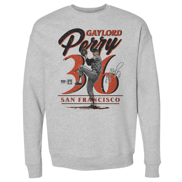 Gaylord Perry Men's Crewneck Sweatshirt | 500 LEVEL