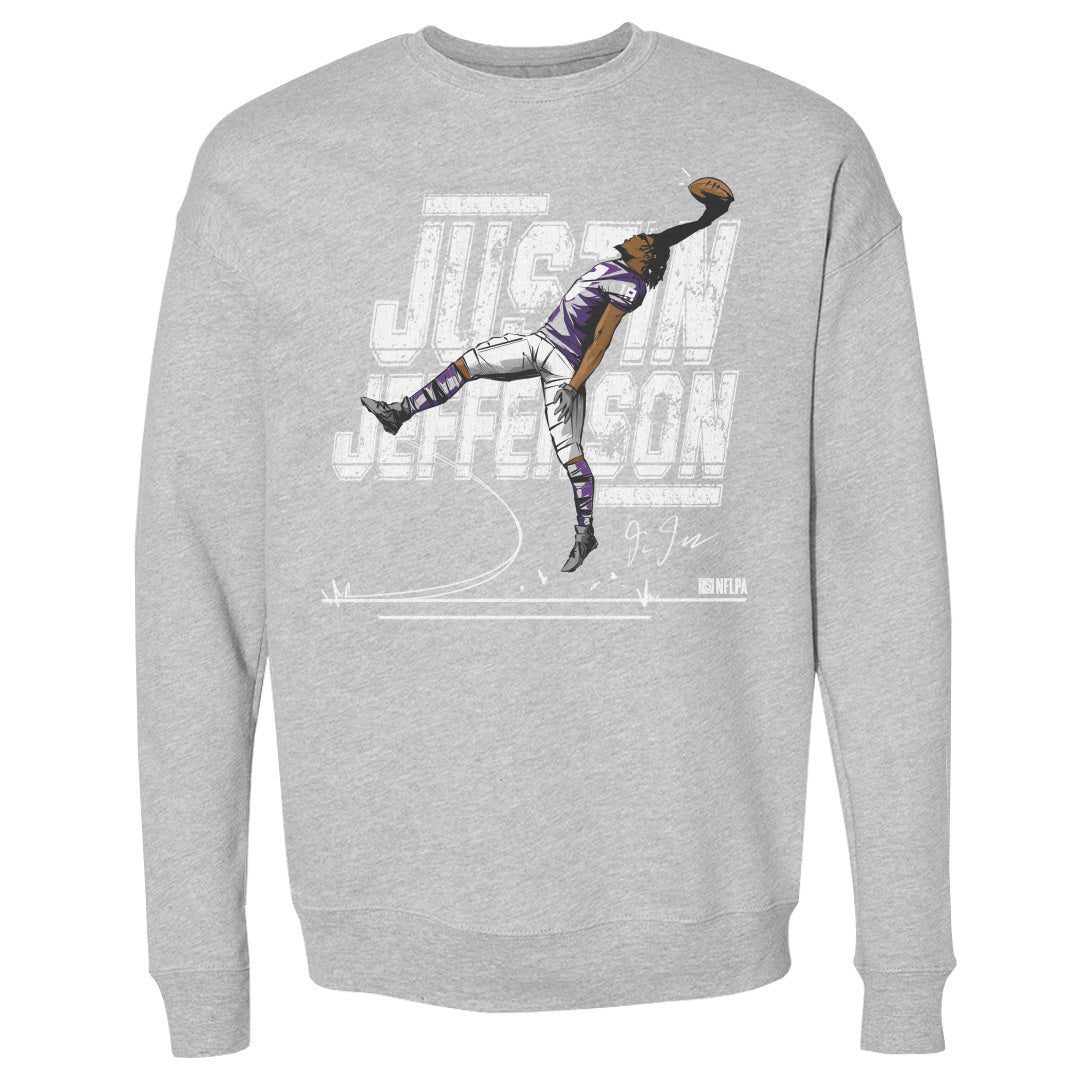 Justin Jefferson Men's Crewneck Sweatshirt | 500 LEVEL