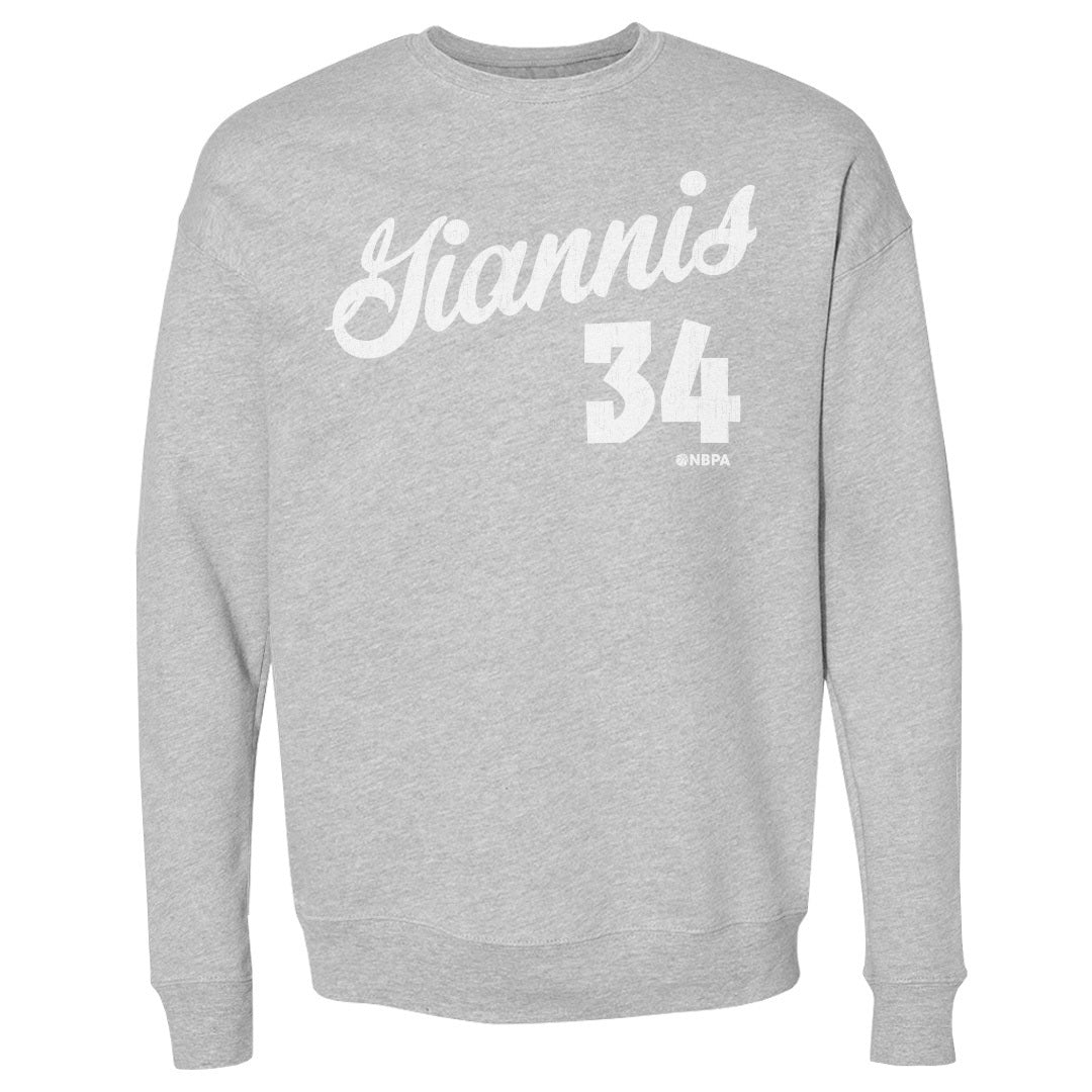 Giannis Antetokounmpo Men's Crewneck Sweatshirt | 500 LEVEL