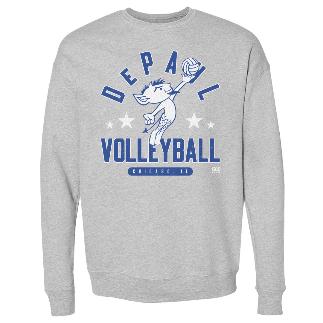 DePaul Blue Demons Men's Crewneck Sweatshirt | 500 LEVEL