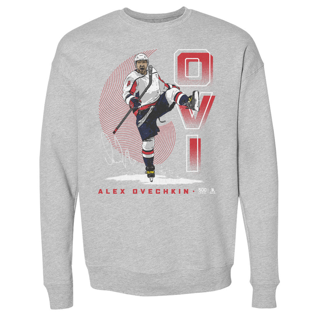 Alex Ovechkin Men's Crewneck Sweatshirt | 500 LEVEL