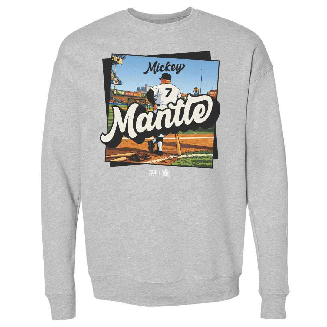 Mickey Mantle Men's Crewneck Sweatshirt | 500 LEVEL