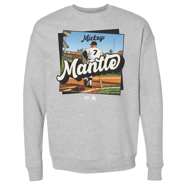 Mickey Mantle Men's Crewneck Sweatshirt | 500 LEVEL