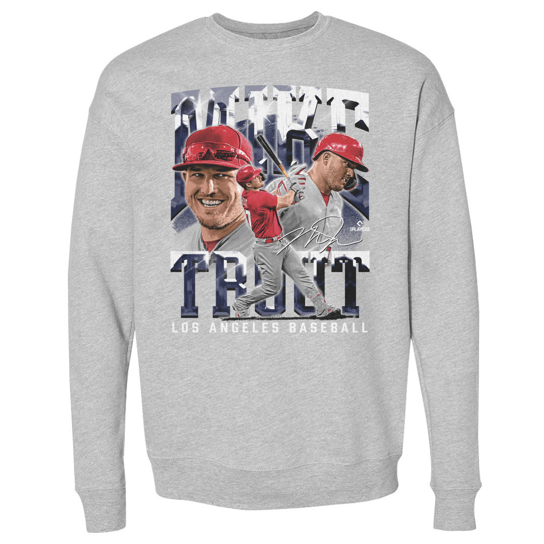 Mike Trout Men's Crewneck Sweatshirt | 500 LEVEL