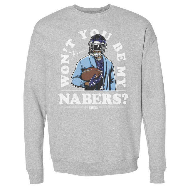 Malik Nabers Men's Crewneck Sweatshirt | 500 LEVEL