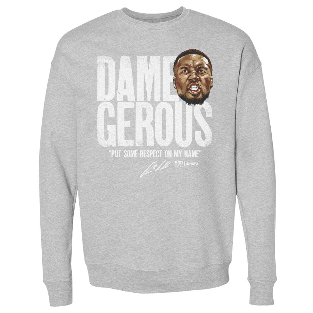 Damian Lillard Men's Crewneck Sweatshirt | 500 LEVEL