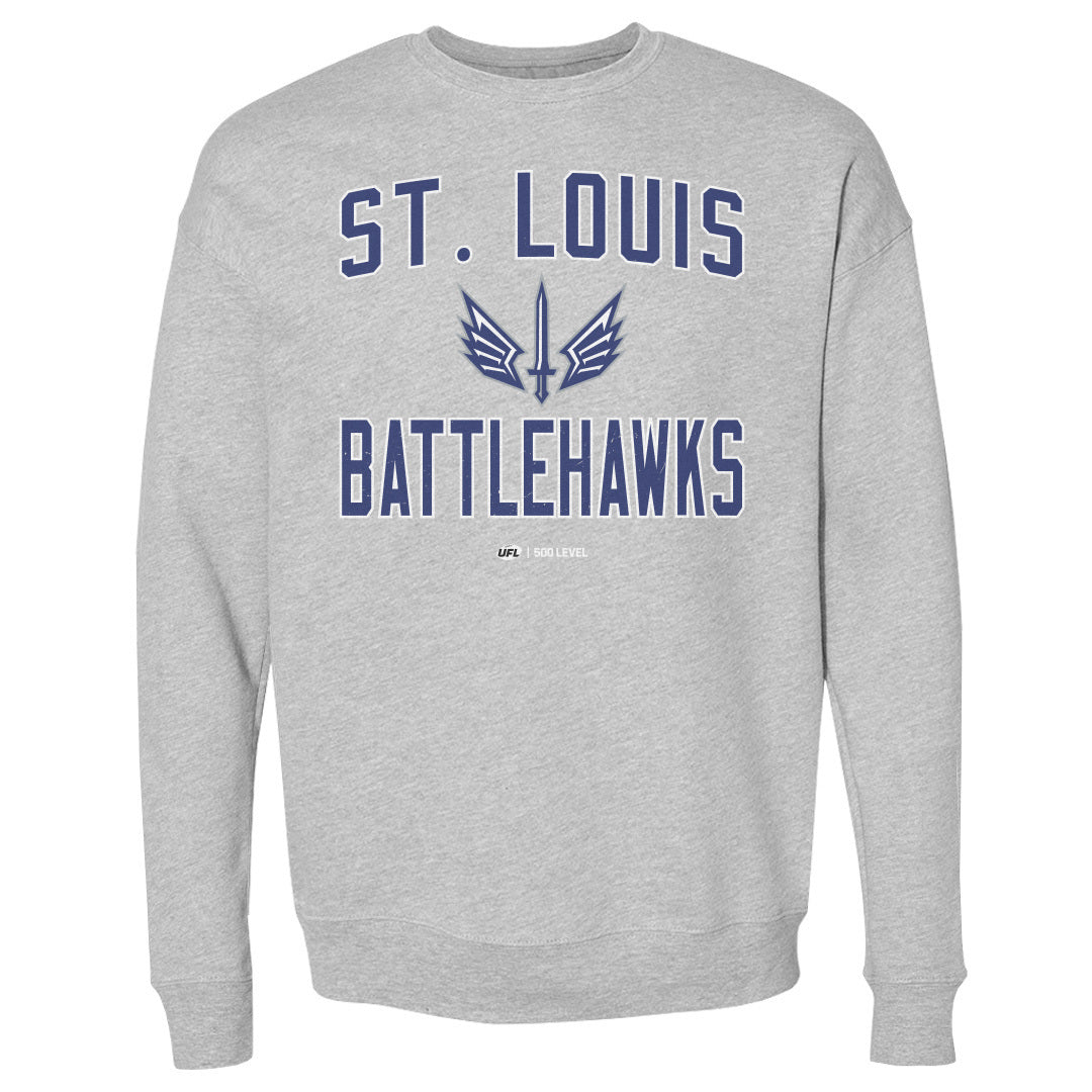 St. Louis Battlehawks Men's Crewneck Sweatshirt | 500 LEVEL