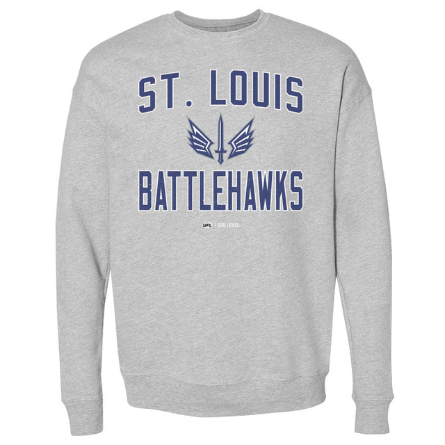 St. Louis Battlehawks Men's Crewneck Sweatshirt | 500 LEVEL
