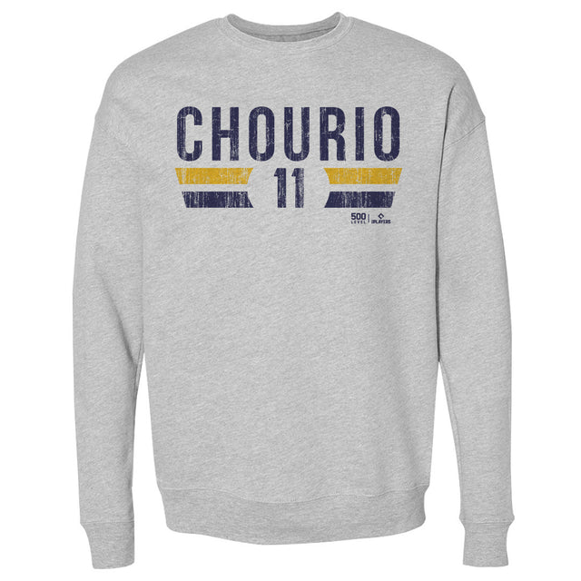 Jackson Chourio Men's Crewneck Sweatshirt | 500 LEVEL