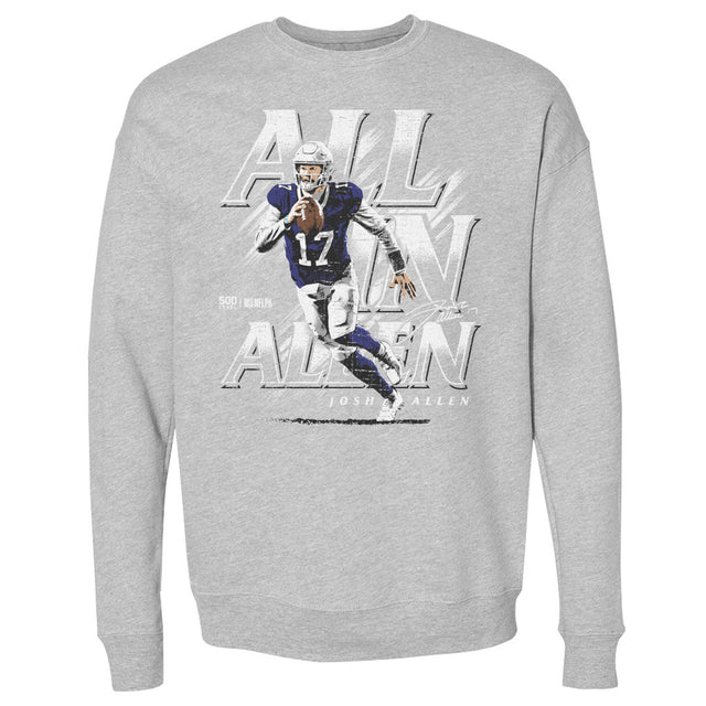 Josh Allen Men's Crewneck Sweatshirt | 500 LEVEL