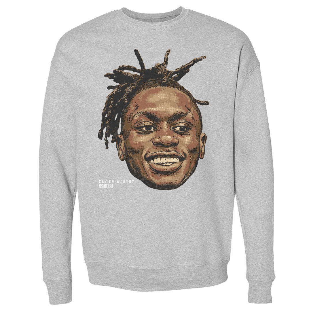 Xavier Worthy Men's Crewneck Sweatshirt | 500 LEVEL