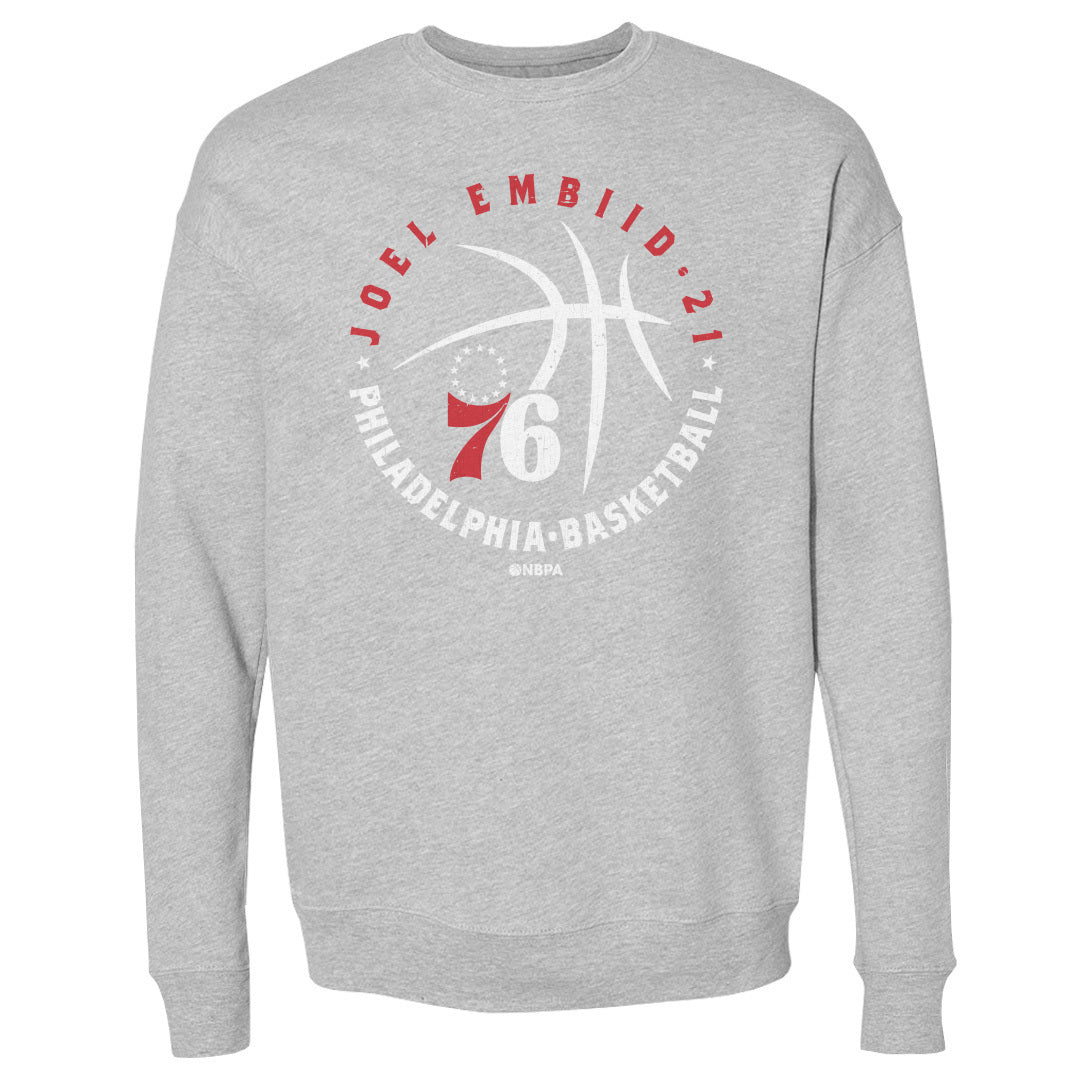 Joel Embiid Men's Crewneck Sweatshirt | 500 LEVEL
