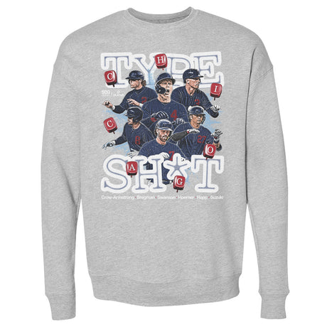 Chicago C Baseball Men's Crewneck Sweatshirt | 500 LEVEL