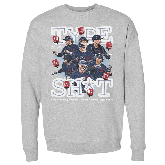 Chicago C Baseball Men's Crewneck Sweatshirt | 500 LEVEL