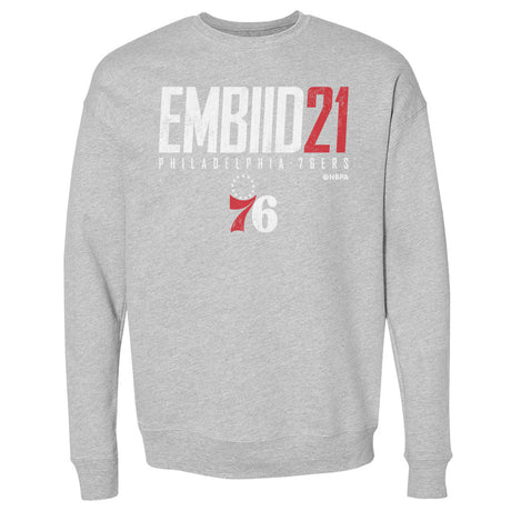 Joel Embiid Men's Crewneck Sweatshirt | 500 LEVEL