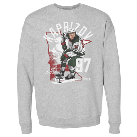 Kirill Kaprizov Men's Crewneck Sweatshirt | 500 LEVEL
