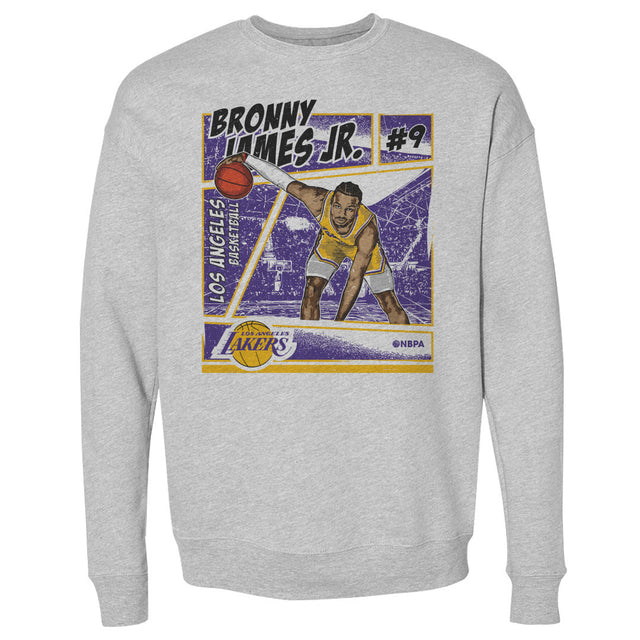 Bronny James Jr. Men's Crewneck Sweatshirt | 500 LEVEL