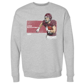 Luke McCaffrey Men's Crewneck Sweatshirt | 500 LEVEL