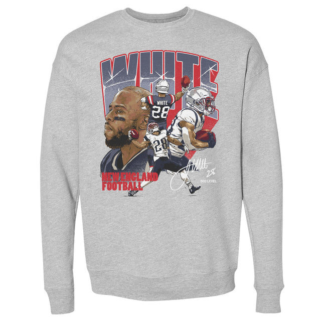 James White Men's Crewneck Sweatshirt | 500 LEVEL