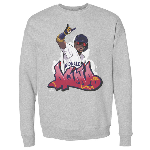 Ronald Acuna Jr. Men's Crewneck Sweatshirt | 500 LEVEL