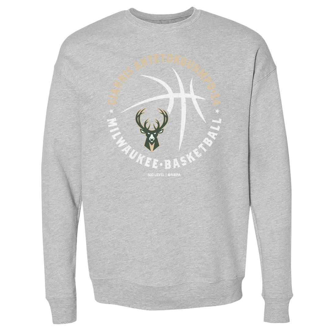 Giannis Antetokounmpo Men's Crewneck Sweatshirt | 500 LEVEL