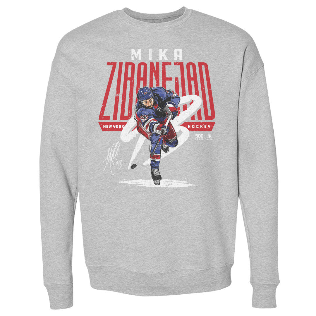 Mika Zibanejad Men's Crewneck Sweatshirt | 500 LEVEL