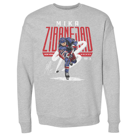 Mika Zibanejad Men's Crewneck Sweatshirt | 500 LEVEL