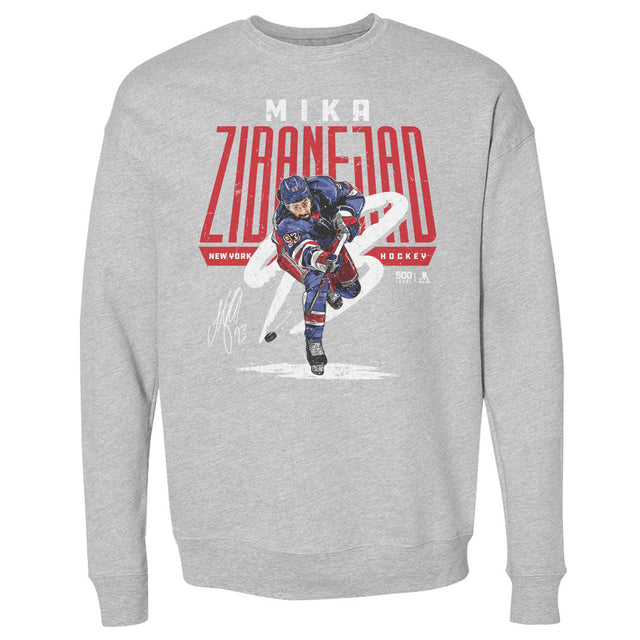 Mika Zibanejad Men's Crewneck Sweatshirt | 500 LEVEL