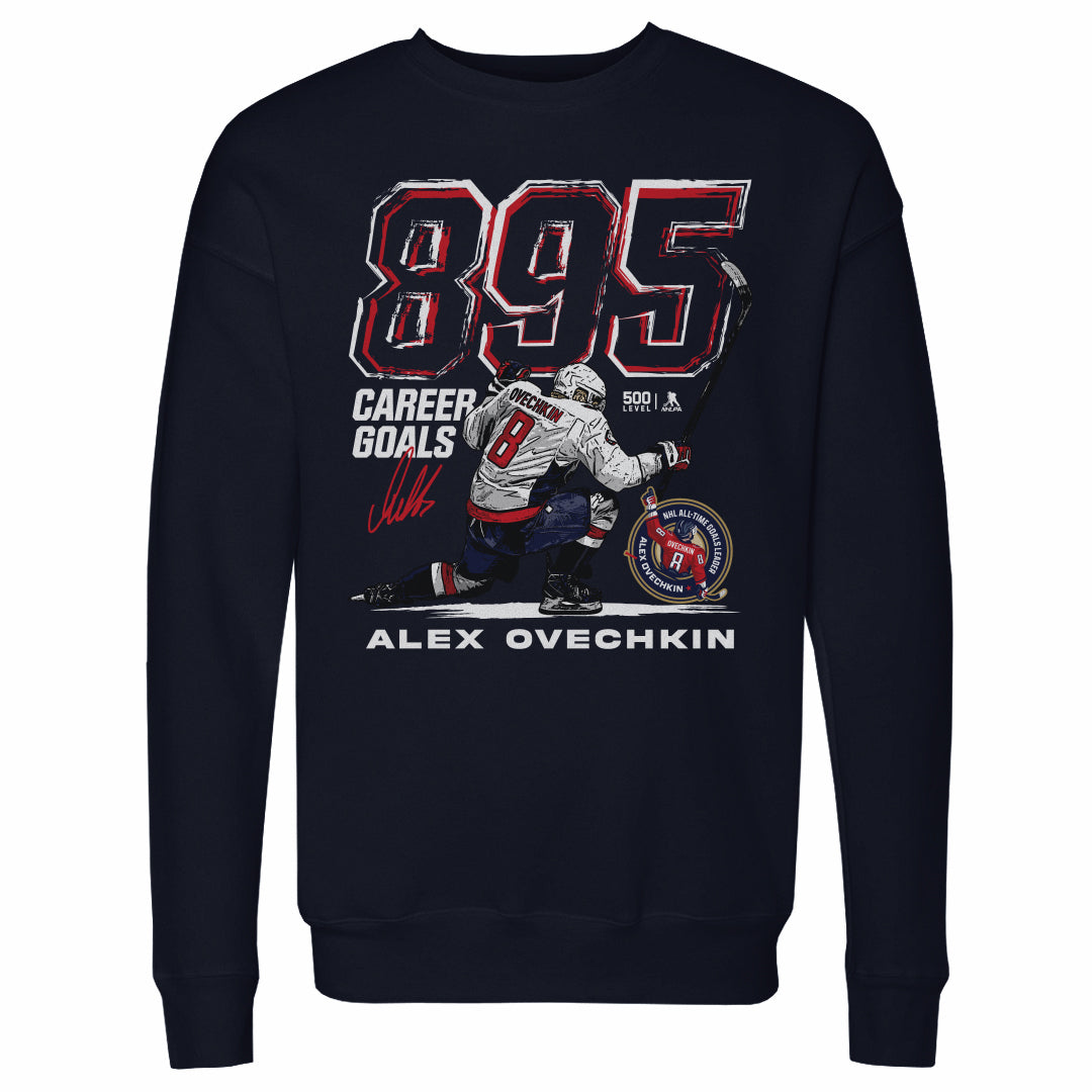 Alex Ovechkin Men's Crewneck Sweatshirt | 500 LEVEL