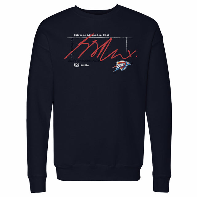Shai Gilgeous-Alexander Men's Crewneck Sweatshirt | 500 LEVEL