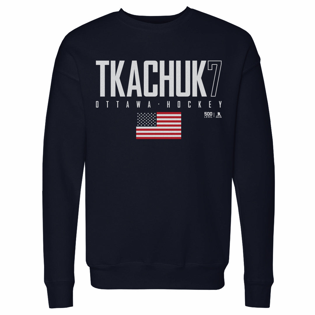 Brady Tkachuk Men's Crewneck Sweatshirt | 500 LEVEL