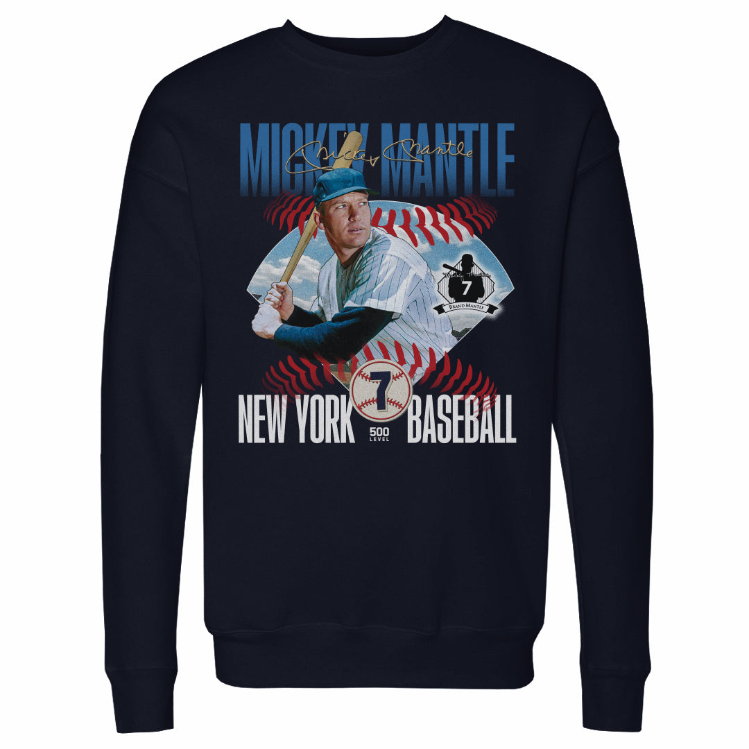 Mickey Mantle Men's Crewneck Sweatshirt | 500 LEVEL