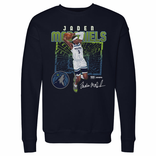 Jaden McDaniels Men's Crewneck Sweatshirt | 500 LEVEL