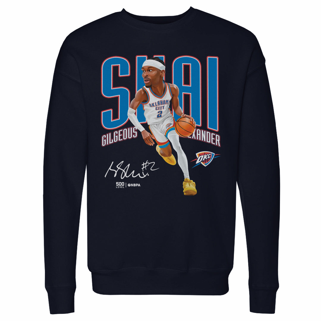Shai Gilgeous-Alexander Men's Crewneck Sweatshirt | 500 LEVEL