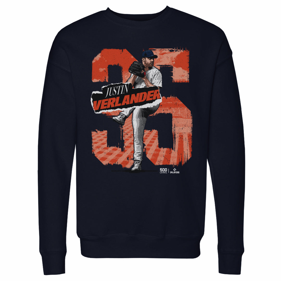 Justin Verlander Men's Crewneck Sweatshirt | 500 LEVEL
