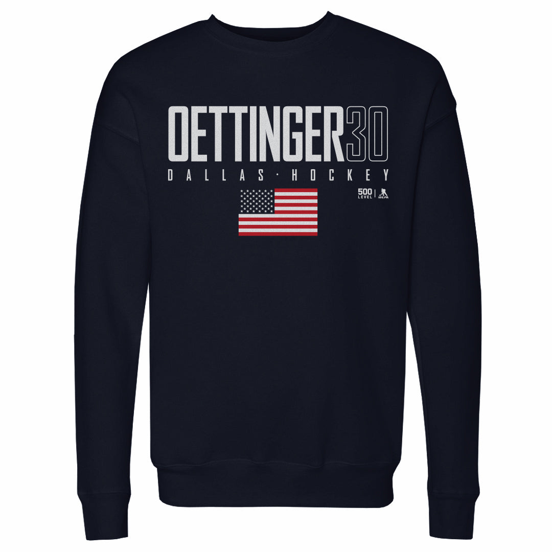 Jake Oettinger Men's Crewneck Sweatshirt | 500 LEVEL