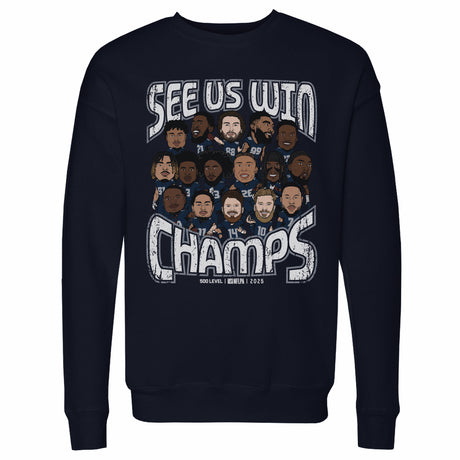 Seattle Football Men's Crewneck Sweatshirt | 500 LEVEL