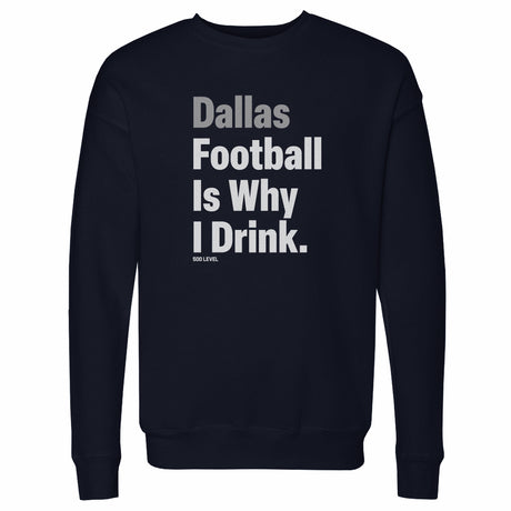 Dallas Football Men's Crewneck Sweatshirt | 500 LEVEL