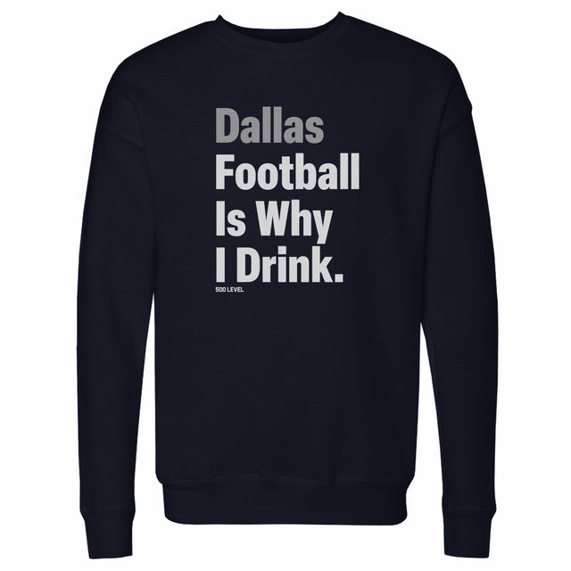 Dallas Football Men's Crewneck Sweatshirt | 500 LEVEL