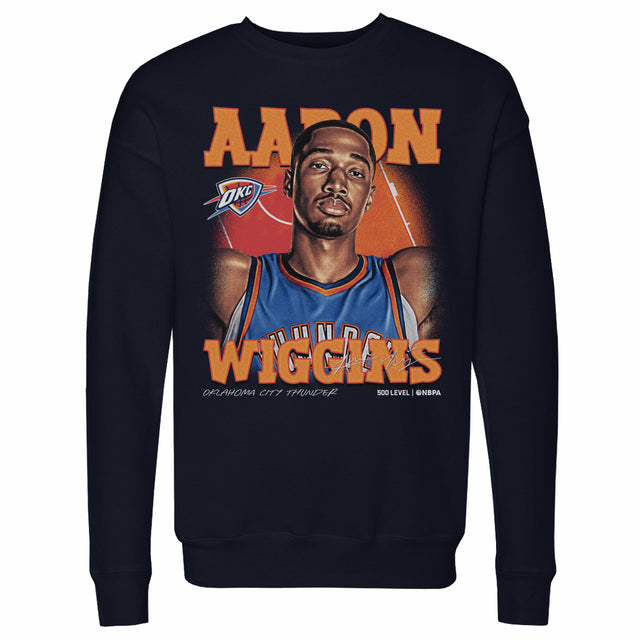 Aaron Wiggins Men's Crewneck Sweatshirt | 500 LEVEL